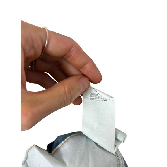 Vivienne Westwood High Rise Wide Leg Button Fly Jeans Sz Large - Picture 10 of 11